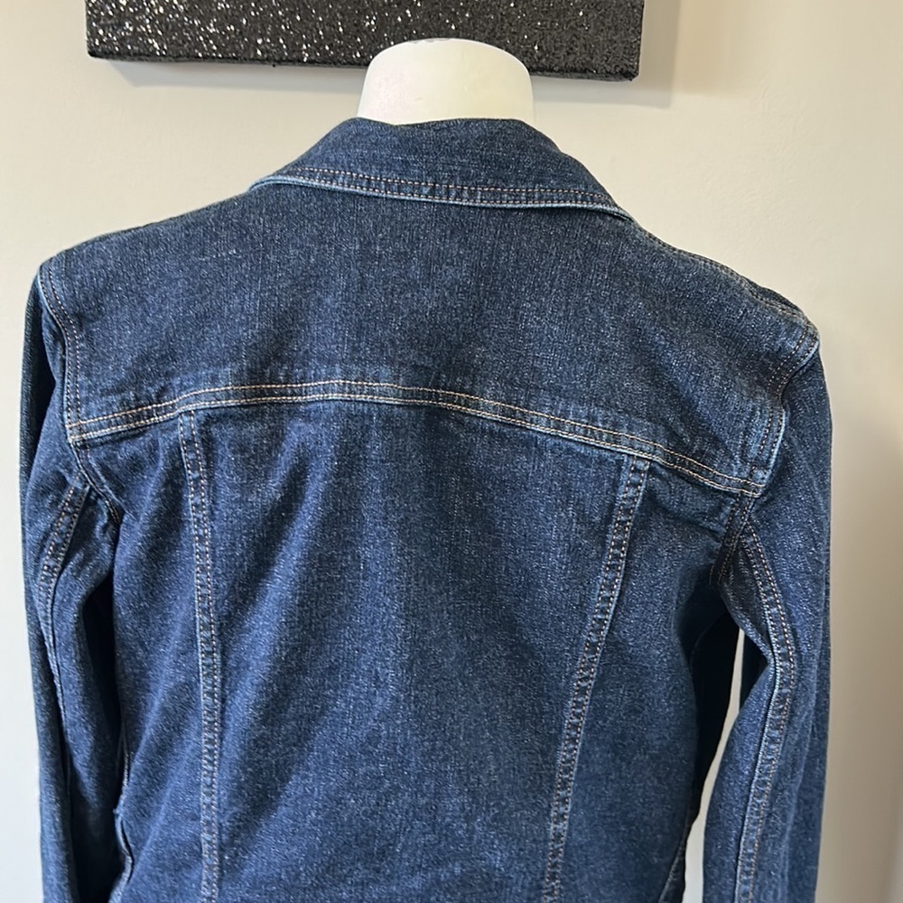 LAUREN Ralph Lauren Jean Jacket Womens Denim Trucker Jacket Pockets Sz XS - Picture 10 of 12